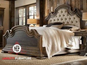 model tempat tidur klasik antik kayu jati