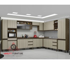 lemari dapur minimalis modern model terbaru jepara