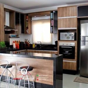 design kitchen dan minibar minimalis modern